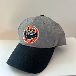 Houston Astros Hat Cooperstown Collection MLB Snapback Gray Black Cap